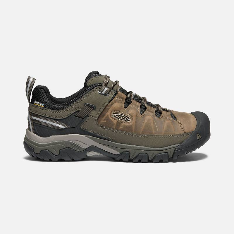 Keen Targhee III Waterproof Wanderschuhe Herren DE-26503 Bungee Cord/Black - Keen Herrenschuhe Braun